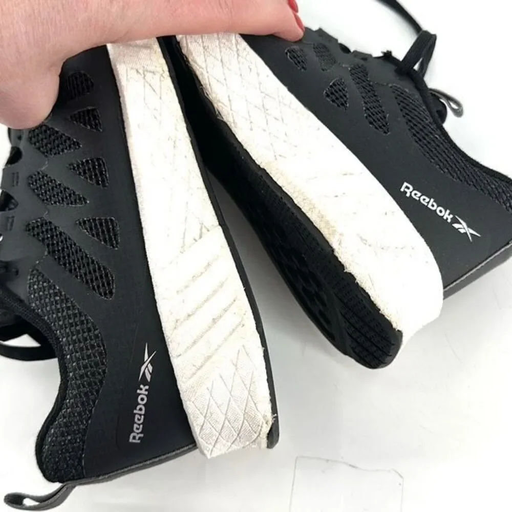 Reebok Fusion Flexweave Womens Safety Composite Toe Work Sneakers Black Size 8M‎